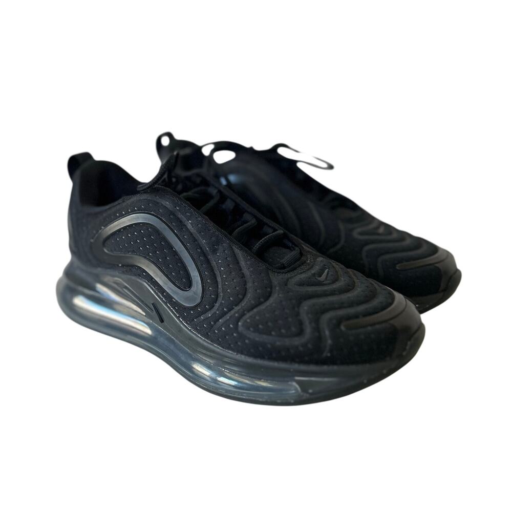 Nike Air Max 720 Triple Black Sneakers Women’s 8 AR9293-015 Running Shoes